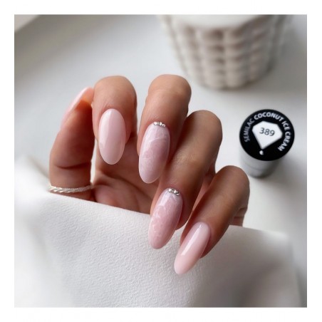 Гел лак 389 Coconut Ice Cream Semilac