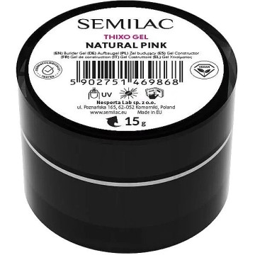 Гел Semilac Thixo Natural Pink 15мл