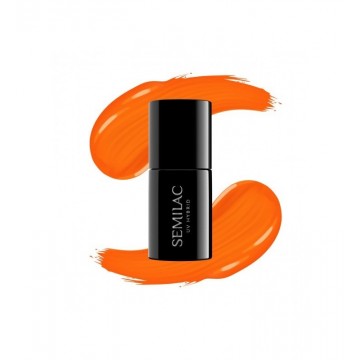 Гел лак 424 Orange Euphoria Semilac