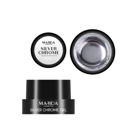 Гелова боя Majida Chrome silver