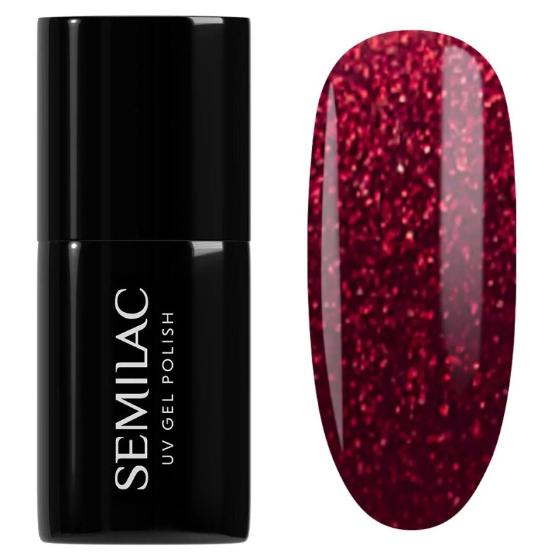 Гел лак Semilac 955 Holly Berry Red