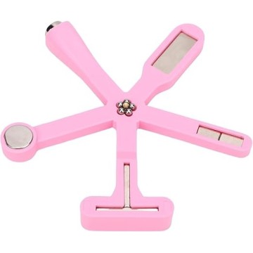 Магнит котешко око 6 в 1 розов