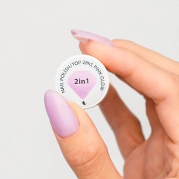 Топ за обикновен лак 2in1 Pink Glow