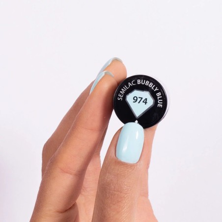 Гел лак Semilac 974 Bubbly Blue