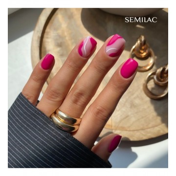 Гел лак 436 Powerful Burgundy Semilac