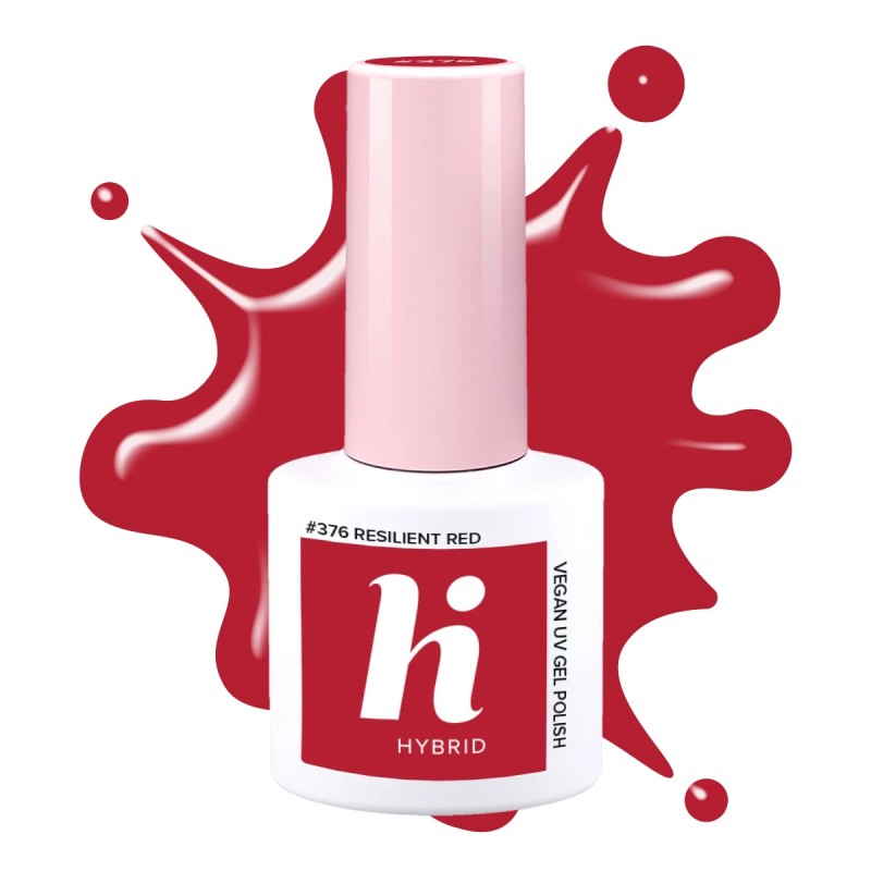 Гел лак Hi hybrid 376 Resilient Red