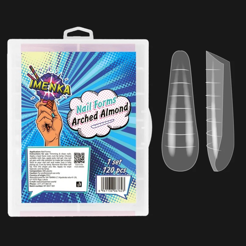 Форми горни Imenka Arched Almond 120бр.