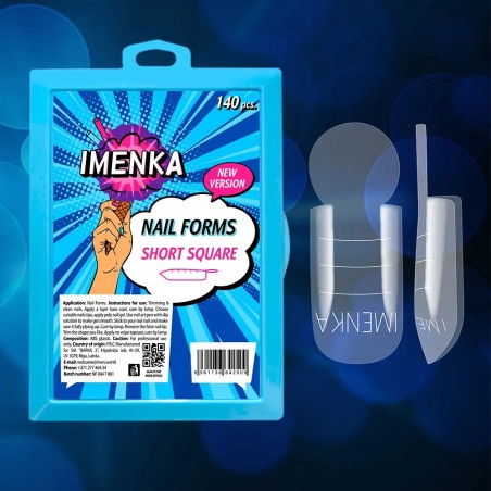 Форми горни Imenka Short Square 140бр.