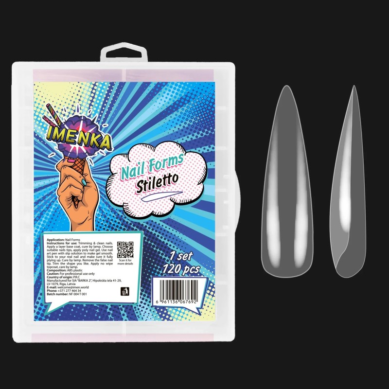 Форми горни Imenka Stiletto 120бр.