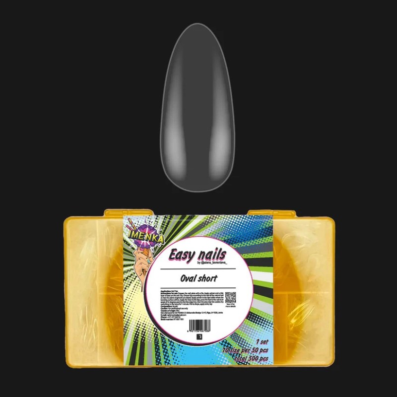 Форми гелови Imenka Oval 500бр.