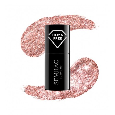 Гел лак 458 Sparkling Rose Semilac
