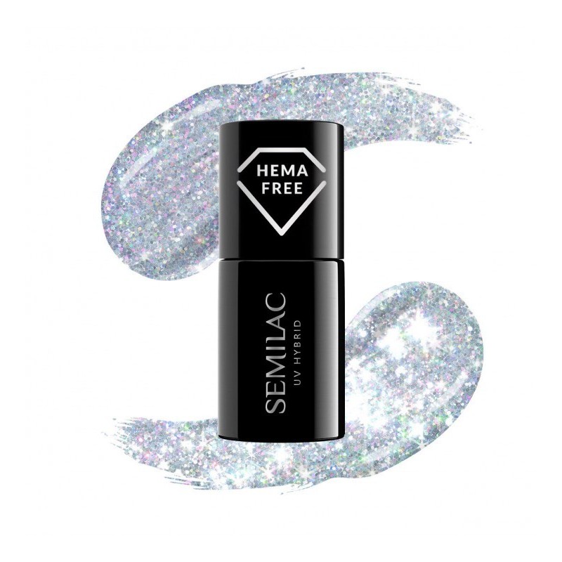 Гел лак 460 Silver Fireworks Semilac