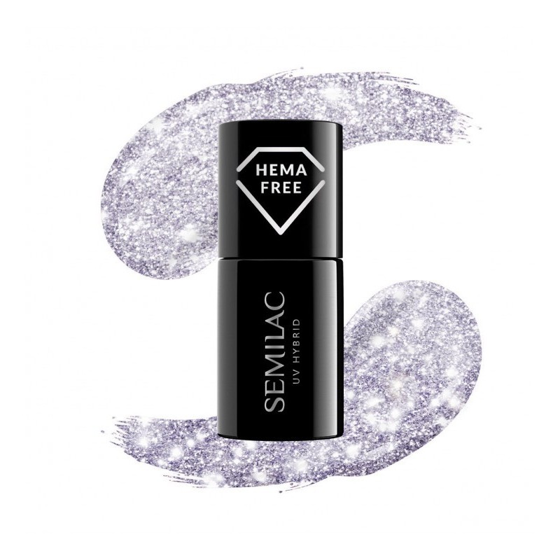 Гел лак 461 Hollywood Silver Semilac