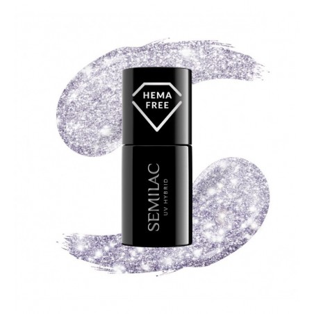 Гел лак 461 Hollywood Silver Semilac