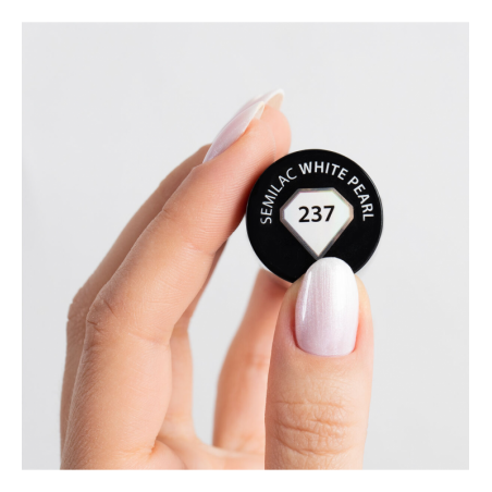 Гел лак 237 White Pearl Semilac