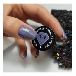 Гел лак 379 Shimmer Stone Sapphire Semilac