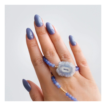 Гел лак 379 Shimmer Stone Sapphire Semilac