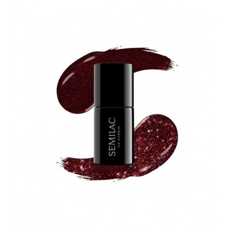 Гел лак 393 Sparkling Black Cherry Semilac