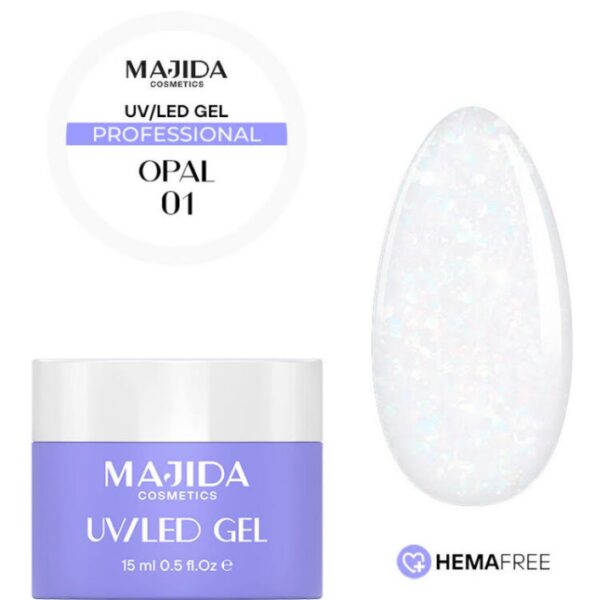 Гел Majida Professional Opal 01 15мл.
